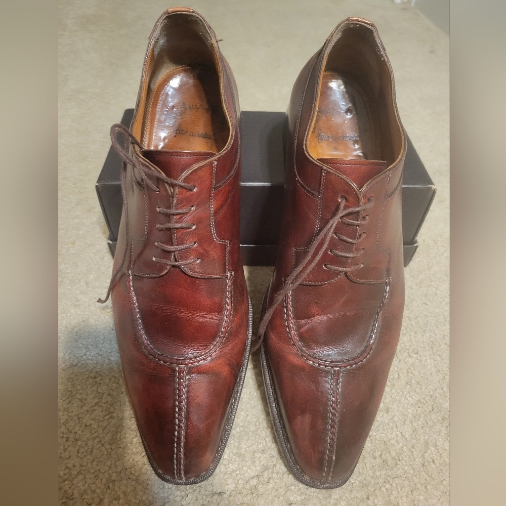 Vibram Brown Oxford Derbys with Brogue Detailing